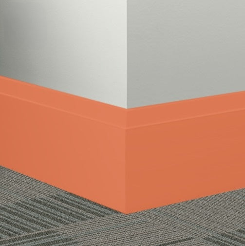 Contoured Tile Johnsonite 62 Tangerine Tango Rubber Millwork Contoured Wall Base ...