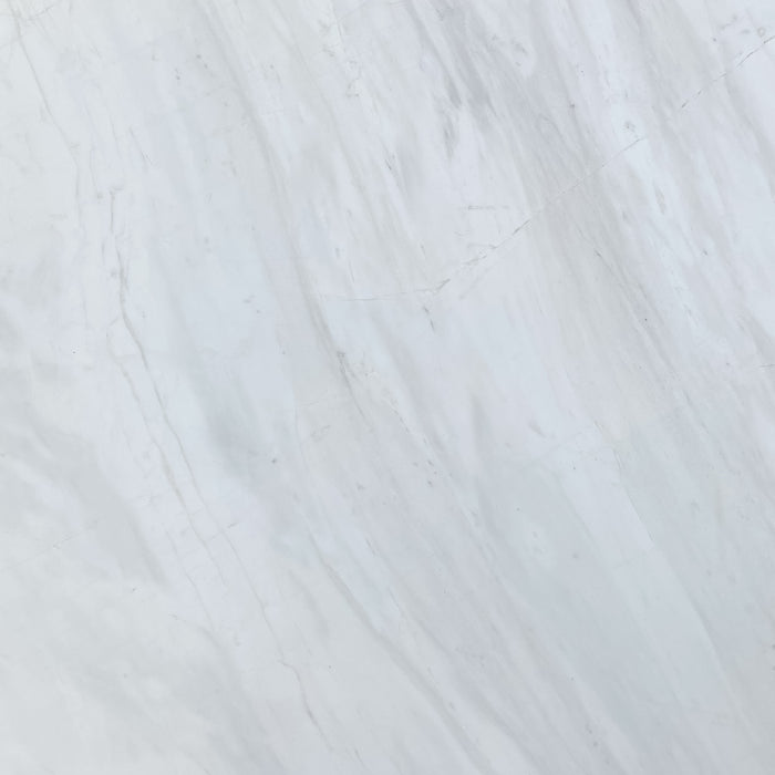 Volakas White Marble Tile - Polished