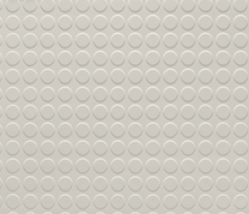 Tarkett - Tuile de caoutchouc Solid Color Raised Round #68 White Sand 24
