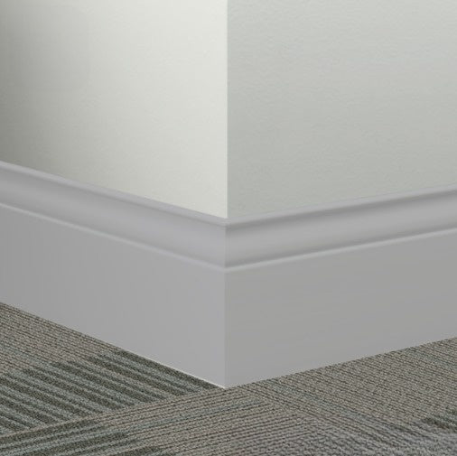 Tarkett Johnsonite 69 Sterling Silver Rubber Millwork Contoured Wall ...