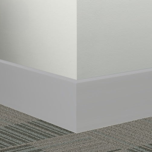 Tarkett Johnsonite 69 Sterling Silver Rubber Millwork Contoured Wall ...