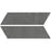 Waterfall Grey Gramma 72 Accent Chevron 112949