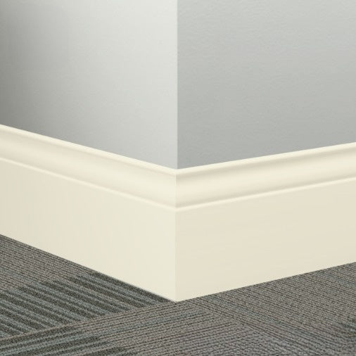 Tarkett Johnsonite 77 White Pearl Rubber Millwork Contoured Wall Base ...