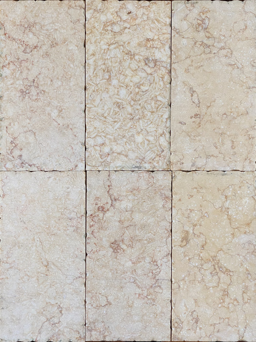 Dario Vero Limestone Paver - 6" x 12" x 1 1/4" Unfilled & Honed