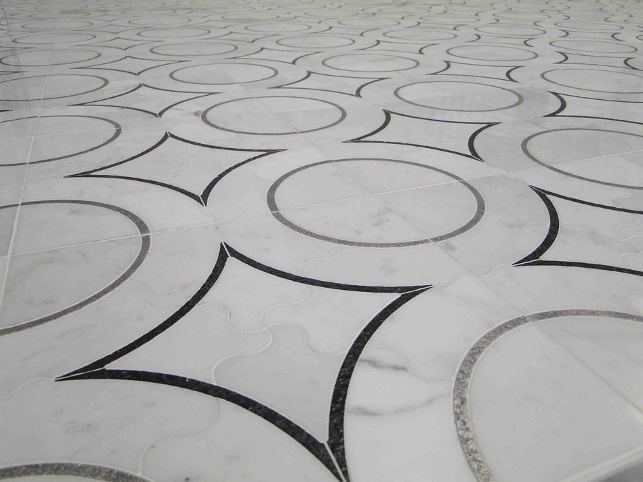 Waterjet Marble Bianco Carrara ACM-1/6-ACM-26