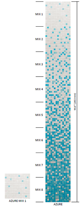 Mixes Glass Azure (M) AZURE-MIX-1