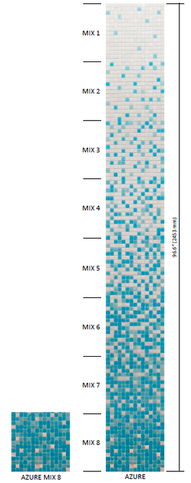 Mixes Glass Azure (M) AZURE-MIX-8