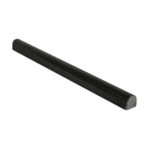 Absolute Black Granite Liner - 3/4" x 12" Bullnose Polished