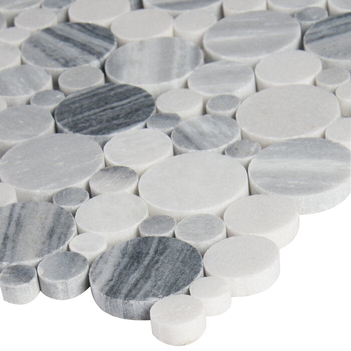 Rio Lago Alaska Gray Pebble SMOT-PEB-ALGRY Polished Marble