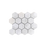 Alicha White Polished Marble Mosaic - 3" Hexagon