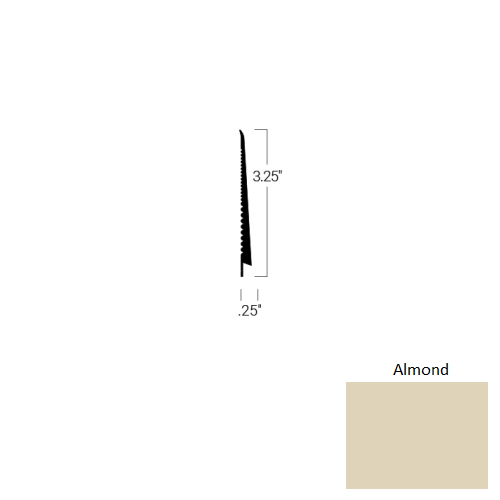 Johnsonite Almond S102676-34-WB0004-TDC3