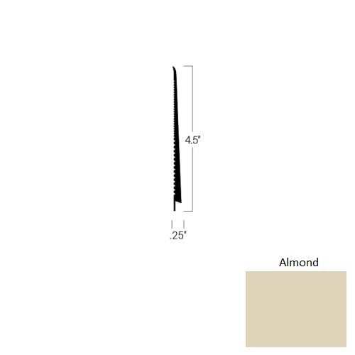 Johnsonite Almond TDC-34-4 1/2X75