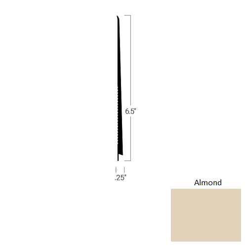 Johnsonite Almond TDC-34-6 1/2X75