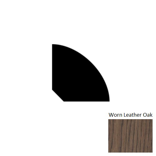 Mohawk Alpine Ridge 75 Worn Leather Oak Prefinished Quarter Round — Stone & Tile Shoppe, Inc.