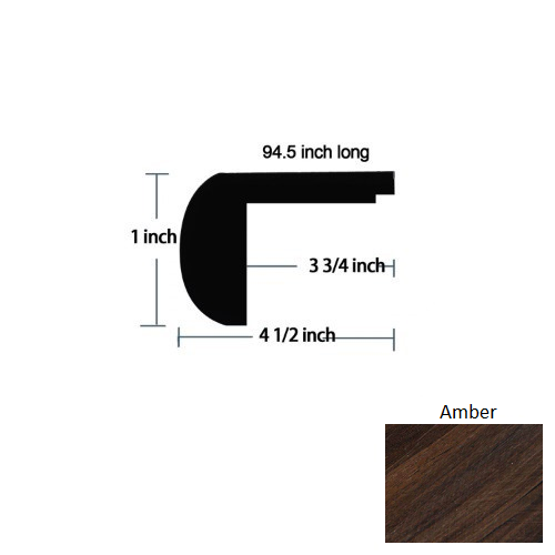 American Flooring Paramount Amber Embossed Flush Stair Nose — Stone ...