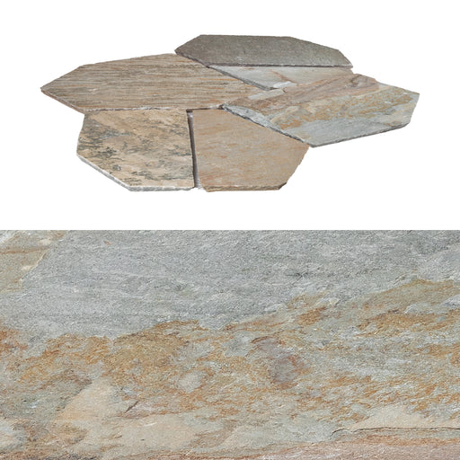 Amber Gold Quartzite Flagmat Snap 1