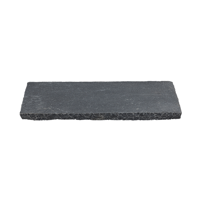 Antique Black Tumbled Limestone Wall Cap | Lowest Price — Stone