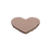 Antique Brown Heart Tumbled Sandstone Stepping Stone - 15" x 18" x +/- 1 1/2"