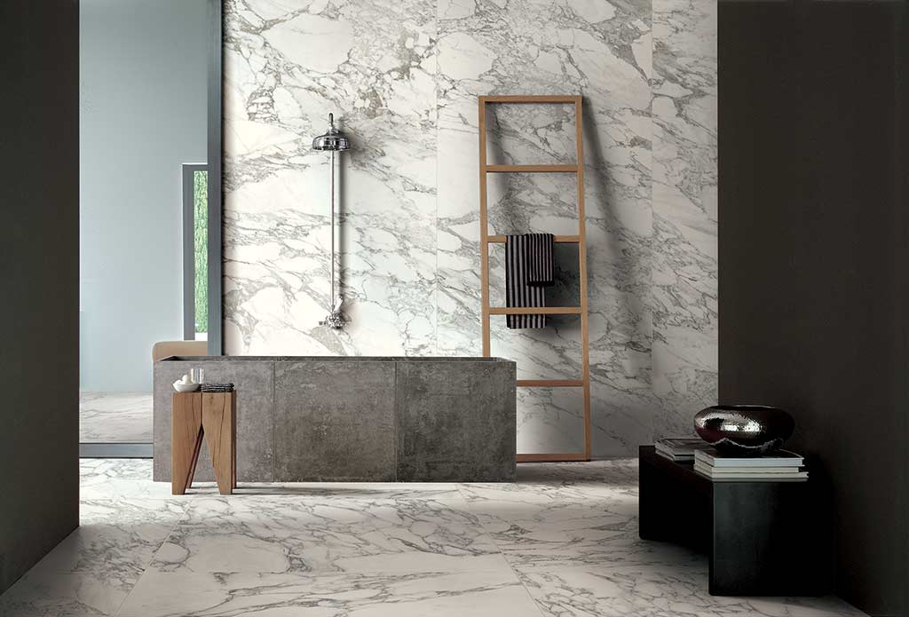 Stones & More Porcelain Arabescato White