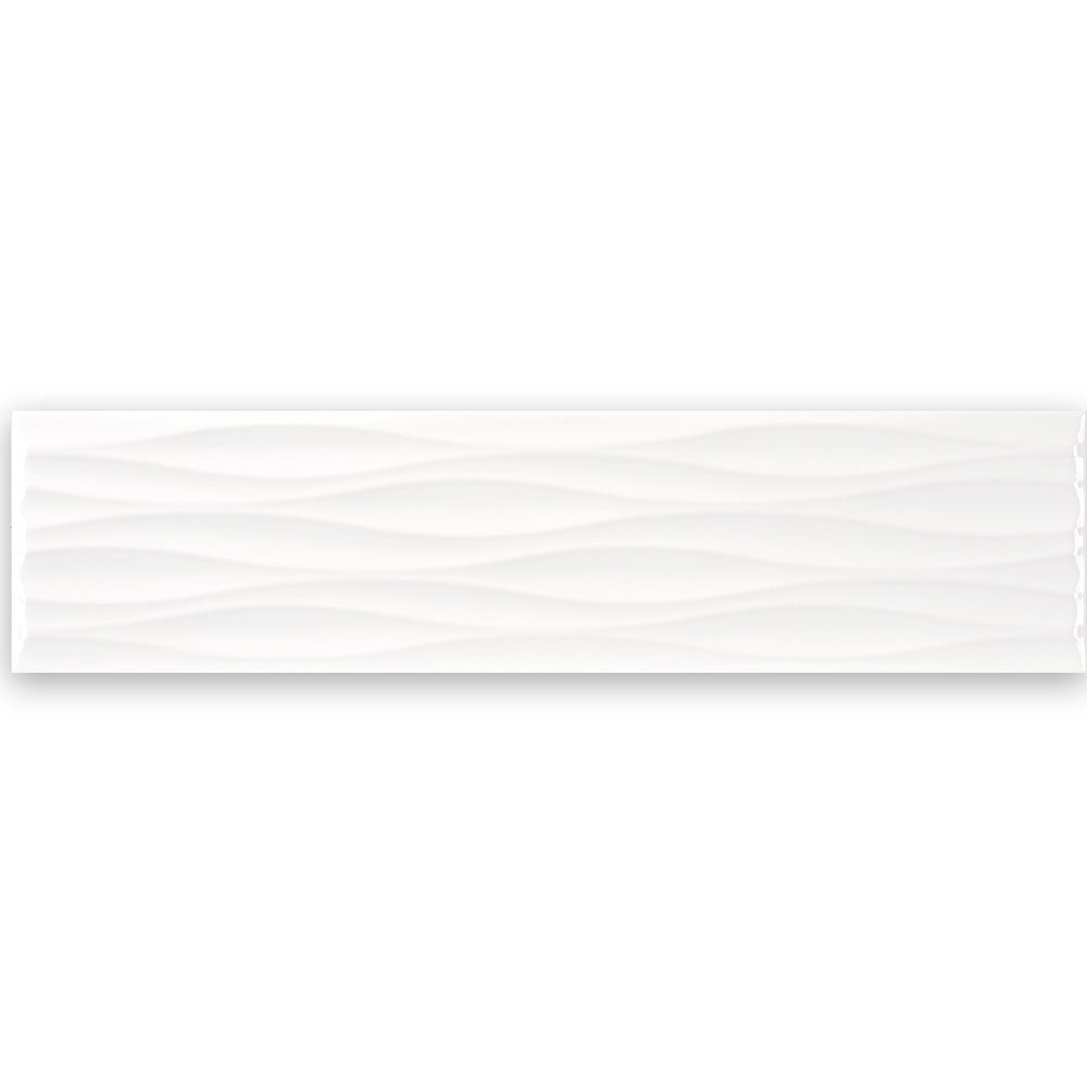 Tesoro Krea Arctic Ripple Glossy Ceramic Tile | Lowest Price — Stone ...