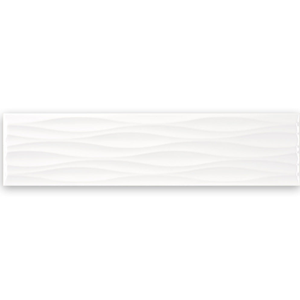 Tesoro Krea Arctic Ripple Glossy Ceramic Tile | Lowest Price — Stone ...