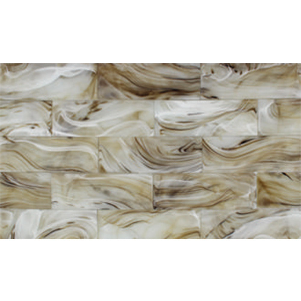 Aquatica Clouds Arcus White On Brown Deco FOSCLOUARCU39