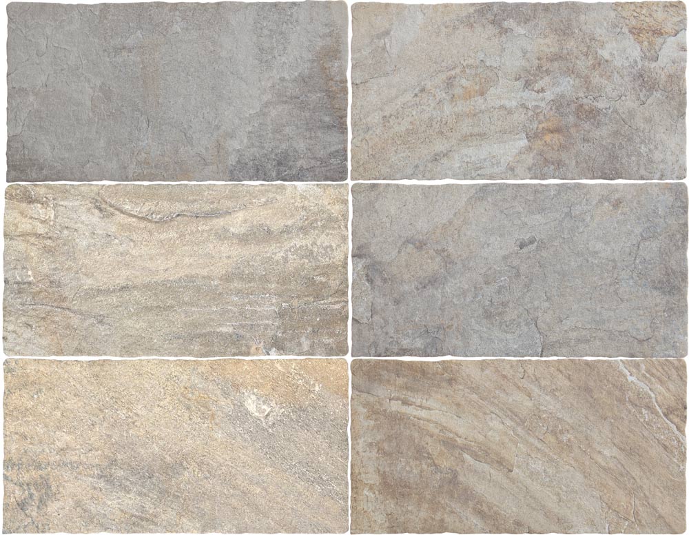 Ardesia Mix Rough Porcelain Paver - 16" x 32" x 2 CM