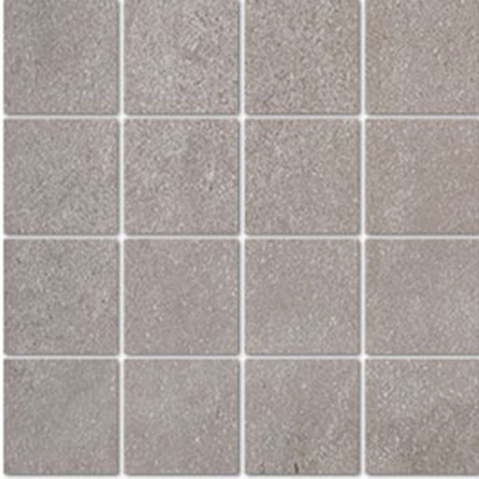 Full Sheet Sample - Pierre Belle Argento Porcelain Mosaic - 3" x 3" x 10 MM Matte