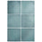 Artisan Aquamarina Ceramic Tile - 5" x 5" Matte