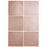 Artisan Coral Pink Ceramic Tile - 5" x 5" Matte