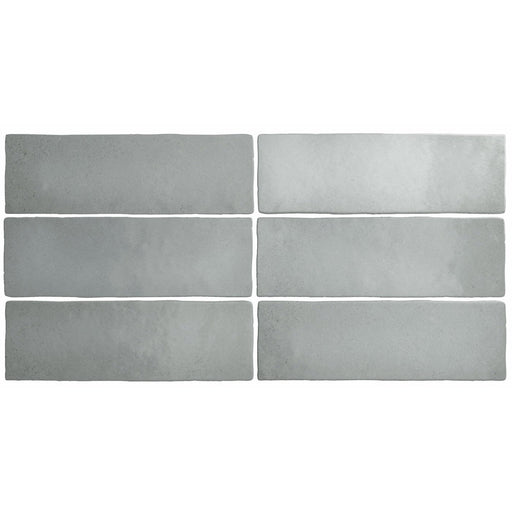 Artisan Grey Stone Ceramic Tile - 2.5" x 8" Matte