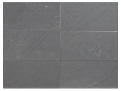 Atlantis Antracite Matte Porcelain Tile - 3" x 12" x 3/8"