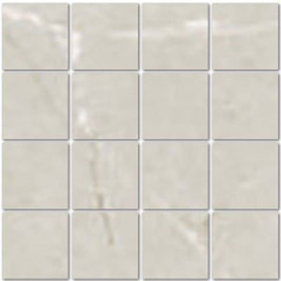 Full Sheet Sample - Torino Avorio Porcelain Mosaic - 3" x 3" Matte