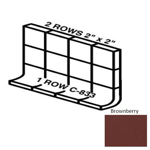 Keystones Unglazed Mosaic Brownberry D118