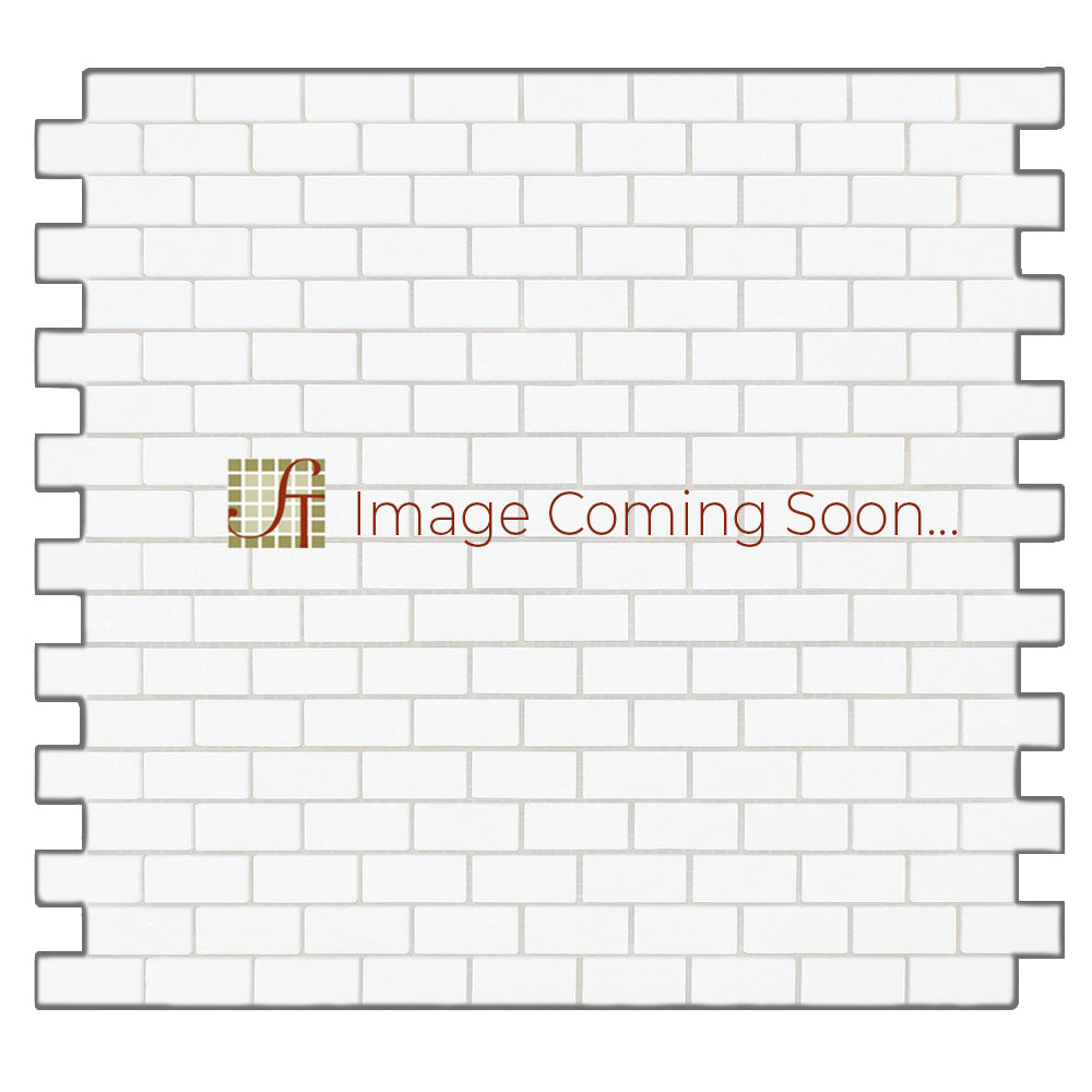 Botticino Marble Mosaic - 5/8" x 1 1/4" Baby Brick Polished