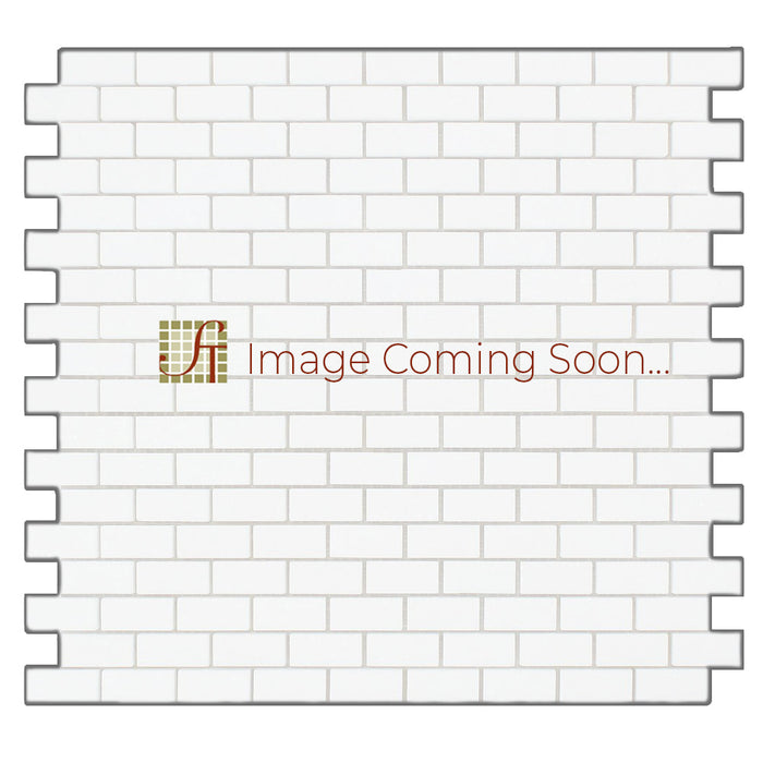 Botticino Marble Mosaic - 5/8" x 1 1/4" Baby Brick Polished