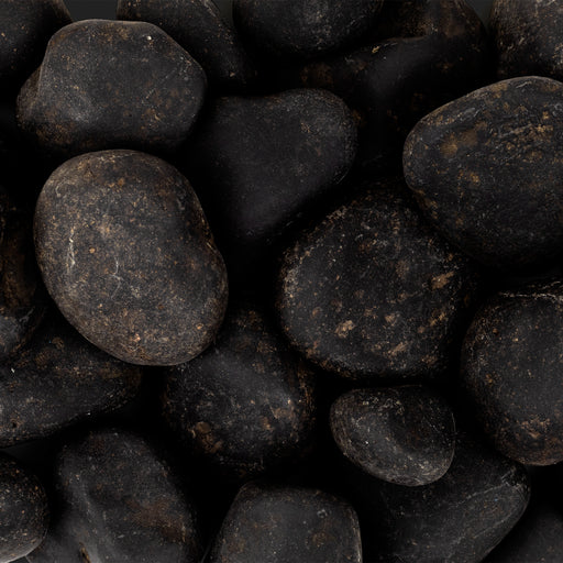 Tumbled Bagheera Black Marble Loose Pebble - 2 CM - 5 CM