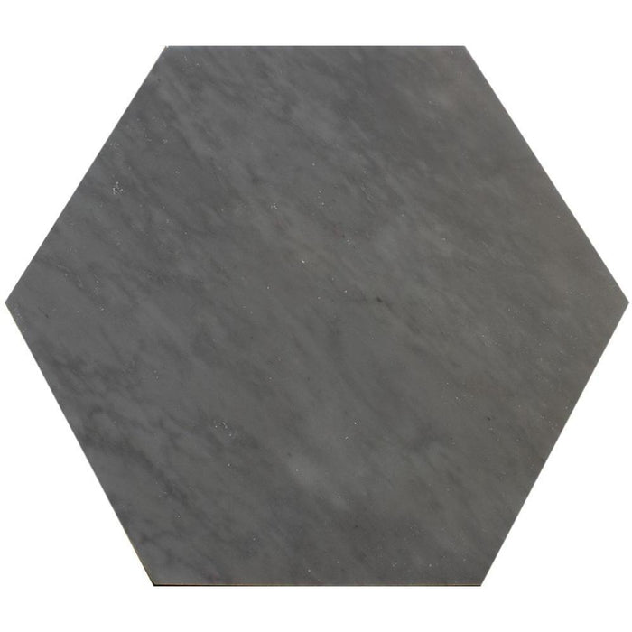 Bardiglio Imperial Hexagon Marble Tile - Honed