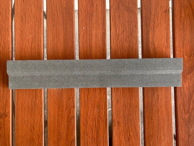 Honed Basalt Gray Basalt Liner - 2" x 12" Modern Chair Rail
