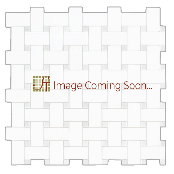 Diano Royal Polished Marble Mosaic - 1" x 2" Basket Weave