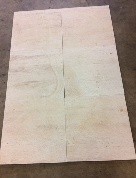 Beaumaniere Honed Limestone Tile - 24" x 24" x 5/8"