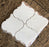 Bianco Dolomite Polished Marble Mosaic - 6" Arabesque