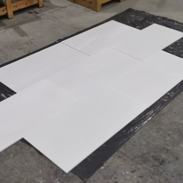 Bianco Dolomite Marble Tile - 18" x 36" x 3/8" Polished