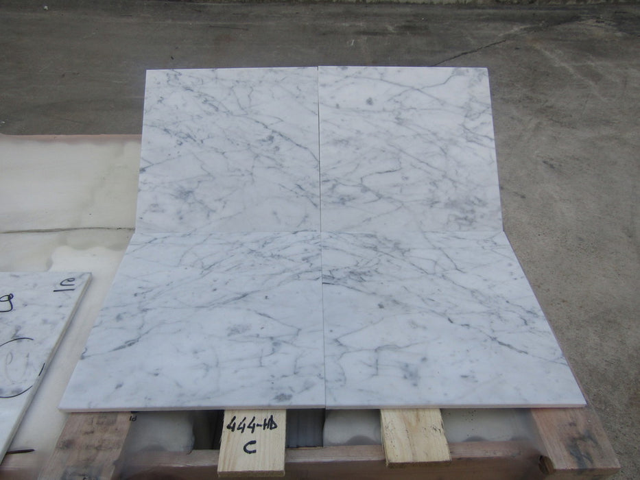 Bianco Gioia Marble Tile - 12" x 12" Polished