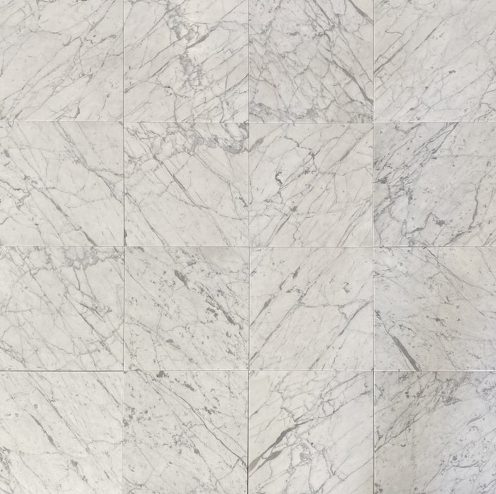 Bianco Gioia Polished Marble Tile