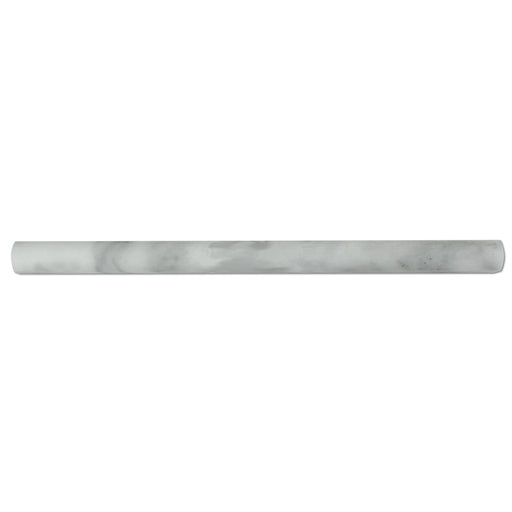 Carrara Venatino Marble Liner - 3/4" x 12" Bullnose Polished