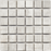 Full Sheet Sample - Pennellato Bianco Porcelain Mosaic - 2" x 2" x 9.5 MM Matte