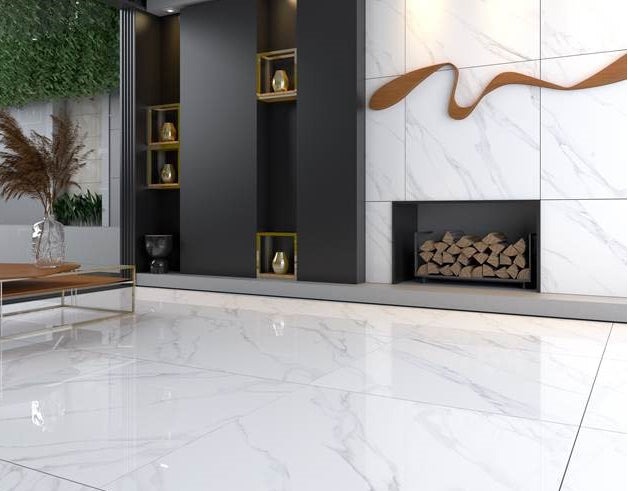 Porcelanato Porcelain Bianco Carrara VLGPORCBCAP36