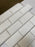Bianco Dolomite Marble Mosaic - 2" x 4" Beveled Brick Polished