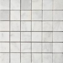 Full Sheet Sample - Pietra Antica Antique Stones Bianco Venato Marble Mosaic - 2" x 2" Brushed